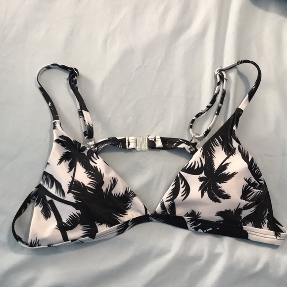 Zaful Other - ZAFUL Bikini Top Palm Tree S
